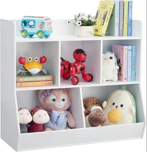 Organisateur <span class=keywords><strong>de</strong></span> stockage <span class=keywords><strong>de</strong></span> jouets avec bibliothèque enfants Multi étagère Cubby pour livres jouets organisateur <span class=keywords><strong>de</strong></span> stockage pour garçons filles jouer - Product Image 2