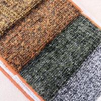 Tissu d'ameublement en chenille douce et moelleuse, antistatique, durable, luxueux, 100% polyester, pour meubles d'hôtel, textile