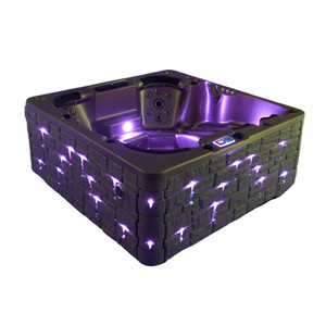 Spa al aire libre piscina de hidromasaje al aire libre con luz LED de lujo y TV - Product Image 6