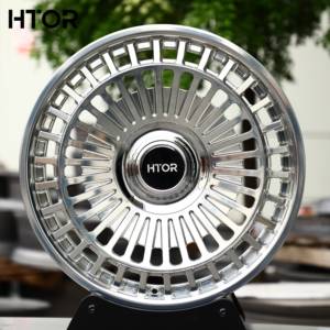 Jantes forgées de luxe HTOR 22 23 24 pouces 5x112, finition miroir argenté, compatibles avec Cullinan Phantom <span class=keywords><strong>Maybach</strong></span> S680 GLS 600 Spectre V12 - Product Image 1