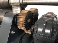 Machine de formage de tôles à trois rouleaux symétriques à charge moyenne W11-6x2500 pour le traitement de l'acier en ingénierie de construction