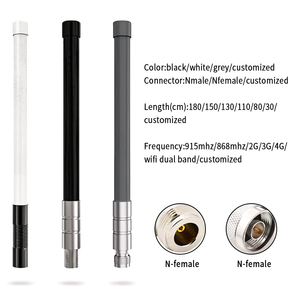 Fuente de fábrica 600-6000Mhz Antena de fibra de vidrio impermeable para exteriores Lte 3G 4G 5G Wifi Antena de fibra de vidrio con cable RG58 - Product Image 2