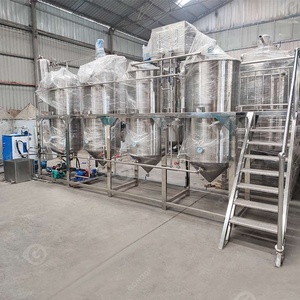Coconut Mini Small Scale Edible Palm Kernel Vegetable Cooking <strong>Oil</strong> Refining <strong>Refinery</strong> Bleaching <strong>Machine</strong> Price - Product Image 2