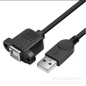 <b>Usb</b> <b>A</b> Male To B Female Printer Cable With Screw Hole Fixed Adapter For Printer - Product Image 1