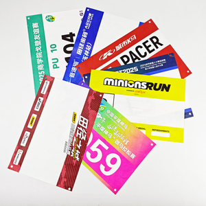 Numéro de Compétition Personnalisé en Tissu pour Marathon – Marque pour Événements Sportifs, Compétitions d'Athlétisme, Course Personnalisée en Polyester - Product Image 4