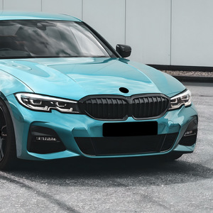 Rejilla frontal de riñón negro brillante de una sola barra para <span class=keywords><strong>BMW</strong></span> Serie <span class=keywords><strong>3</strong></span> G20 G21 G28 2019-<span class=keywords><strong>2022</strong></span> Pre-LCI, rejilla de parachoques delantero modificada - Product Image 3