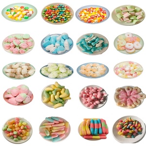 Venta <span class=keywords><strong>al</strong></span> por mayor de caramelos crujientes de frutas, caramelos liofilizados, gusanos con sabor afrutado, empaquetados en bolsas - Product Image 2