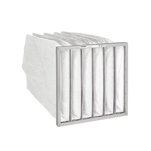 Filtres à air lavables OEM personnalisés en fibre de verre et synthétique pour unités de traitement d'air (UTA) de type poche/sac, F5-F9, 24x24x22, Fournisseur d'or pour fibres synthétiques CVC - Product Image 3
