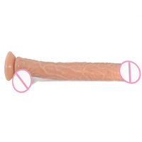 Dildo anal XXL super long de 35 cm (16 pouces) à sensation réaliste, jouet sexuel artificiel pour homme