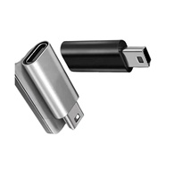 Adaptateur de convertisseur en aluminium Mini Usb 2.0 B mâle vers Type C Usb C usb-c femelle