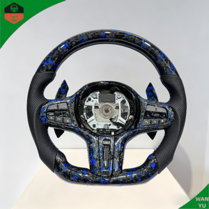 Volante Calefactable de Fibra de Carbono para <span class=keywords><strong>BMW</strong></span> con Palancas de Cambio Magnéticas 330i G20 M340i 330e Pre Lci 370mm Serie 3 <span class=keywords><strong>320d</strong></span> <span class=keywords><strong>F30</strong></span> 540i G20 - Product Image 1
