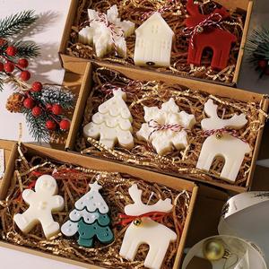 Vela Aromática con Aroma a Árbol de Navidad Nórdico, Cera de Soja Hecha a Mano, Decoración Navideña, Regalo Creativo - Product Image 1