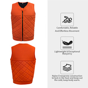 Logo personnalisé adulte hommes femmes <span class=keywords><strong>Wakeboard</strong></span> <span class=keywords><strong>Impact</strong></span> <span class=keywords><strong>gilet</strong></span> de sauvetage en néoprène pour la natation Rafting canotage EPE mousse PVC matériel - Product Image 2