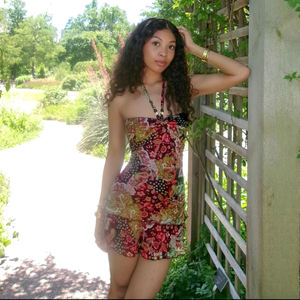 Robe longue bohème ethnique vintage à imprimé perlé et col halter pour femme, sexy, épaules dénudées, idéale pour les vacances d'été - Product Image 1