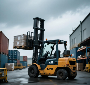 מלגזה חשמלית בעלת ארבעה גלגלים עם מזלג מורחב, דגם מבוקש, אספקה מהמפעל, שירות לאחר מכירה מעולה - Product Image 3