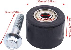 Guide de rouleau de chaîne de 8mm pour Pit Dirt <span class=keywords><strong>Mini</strong></span> Bike Atv Moto <span class=keywords><strong>Mini</strong></span> <span class=keywords><strong>Yamaha</strong></span> YFM350 YFM 350R 350 Bras oscillant supérieur et inférieur - Product Image 6