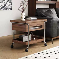 Table basse rectangulaire multifonctionnelle à hauteur réglable pour salon et maison