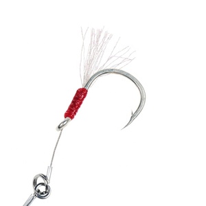 Carbon Steel <strong>Mustad</strong> 10881 <strong>Jigging</strong> Fishhooks <strong>Assist</strong> <strong>Hook</strong> Jig <strong>Hooks</strong> - Product Image 5