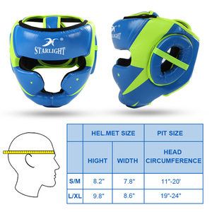 Chất lượng cao trẻ em chuyên nghiệp đấm bốc bảo vệ đầu MMA Mũ kicboxing Mũ bảo hiểm - Product Image 5