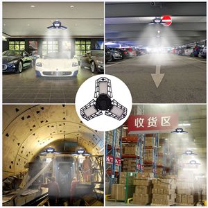 120W 16000LM <b>LED</b> Garage <b>Lighting</b> Transformable 6-Panel Shop Ceiling for E26 Outlets Screw Aluminium Offices <b>Workshops</b> WD-BXZDDD - Product Image 6