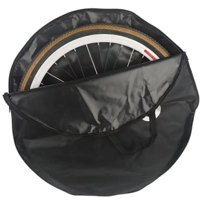 SAHOO 防水自転車ホイールキャリアバッグ 27 インチ折りたたみ式収納バッグ光沢のあるポリエステルポータブルハンドル自転車ホイール収納用 - Product Image 3