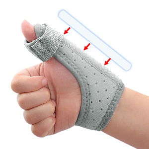 Nefes alabilen çocuk başparmak desteği bilek desteği ateli başparmak spika <span class=keywords><strong>immobilizer</strong></span> tendon destekleyici düzeltici ayarlanabilir el desteği - Product Image 4