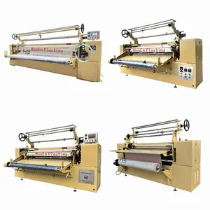 Real manufacturer "HuaEn" fabric fur leather polyester silk dress flat straight fabric pleating machine textail plisse machine