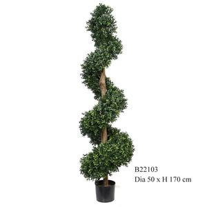 Panel de boj de árbol de plantas artificiales, Seto topiario, Bola de <span class=keywords><strong>cedro</strong></span> para bonsái de Navidad, decoración para interiores y exteriores para bodas y el hogar - Product Image 4