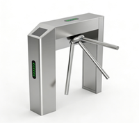 Barrière d'entrée à logiciel entièrement personnalisé, sans balais, NFC, Speedlane, barrières de présence, lecteur de carte d'accès motorisé, tourniquet en acier inoxydable
