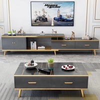 Table Basse en Bois de Designer Créative, Nouveau Style 2025, Mobilier Classique Pas Cher pour Salon