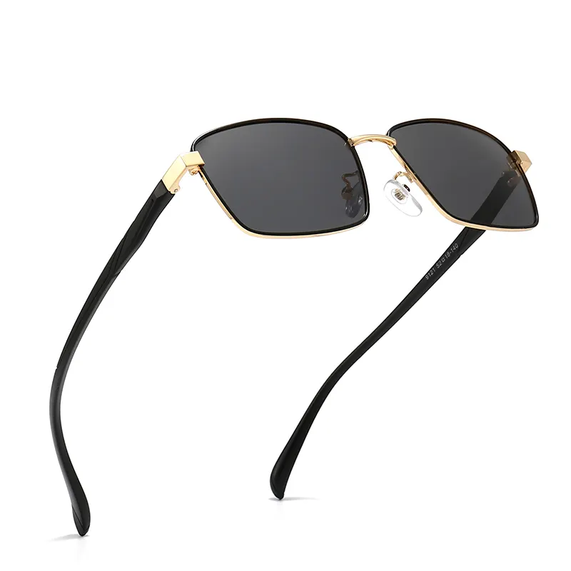 High Quality OEM Fashion Newest 2023 Trendy Black Oversized Men Sunglasses