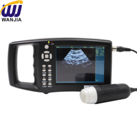 WANJIA Scanner à ultrasons vétérinaire B Appareil à ultrasons Portable Scanner à ultrasons couleur vache Test de grossesse cochon et vache Sonar