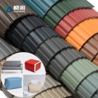 Tissu en cuir synthétique PVC durable de qualité supérieure, résistant aux rayures, matériau de revêtement automobile pour la décoration des sièges intérieurs de voiture