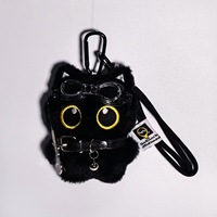 Jouet en peluche chat mignon et stylé, animaux en peluche doux, jouets de décoration de fête mignons et stylés, cadeau promotionnel pour festival de musique