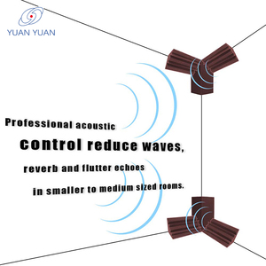 Factory Low Cost Eco-friendly 25D Soundproof High Temperature Acoustic Panels for Hotels Bass <b>Trap</b> Foam Acoustic Sound System - Product Image 6