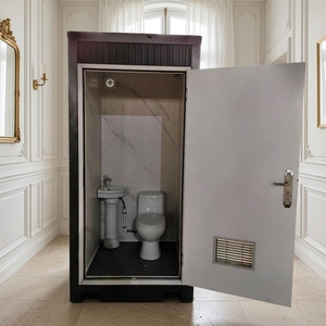 Cabine de Douche et Toilettes Chimiques Portables en Acier Intégral Durable <span class=keywords><strong>pour</strong></span> Camping - Product Image 1