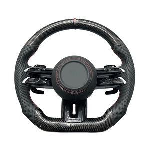 Personnalisation adaptée au nouveau volant CLS GLE W213 W238 W205 W222 W463 W167 GLA GLB GLC amélioré en fibre de carbone Benz <span class=keywords><strong>2022</strong></span> - Product Image 2