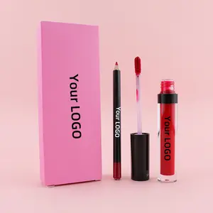 Ochain Manufacturer Lips Kits Private Label Lip Kits Matte Liquid Lipstick With Liner Cruelty Free Lip Gloss