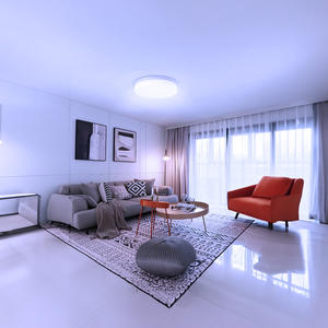 Plafonnier LED 18W 6500K, lumière blanche fraîche, économe en énergie, idéal pour l'éclairage des bureaux, cuisines et espaces - Product Image 2