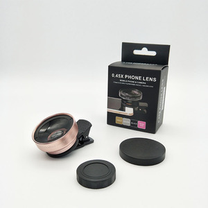 Bộ kính <span class=keywords><strong>camera</strong></span> chuyên nghiệp 2 trong 1 cho điện thoại di động, ống kính góc rộng và macro, dành cho iPhone và Android - Product Image 6