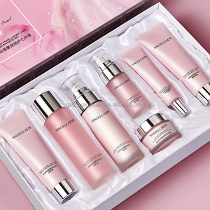 <span class=keywords><strong>Kit</strong></span> OEM de Siete Piezas para el Cuidado Facial de Lujo para Mujer con Extracto de Nido de Pájaro y Perla Hidratante, Humectante e Iluminador - Product Image 1