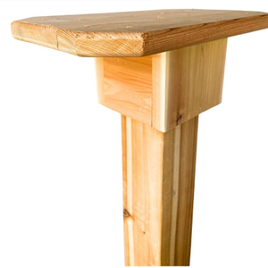 Petite bibliothèque de prêt originale rustique inachevée Stable à attacher avec des vis incluses Bibliothèque la plus stable pour bibliothèque extérieure - Product Image 6