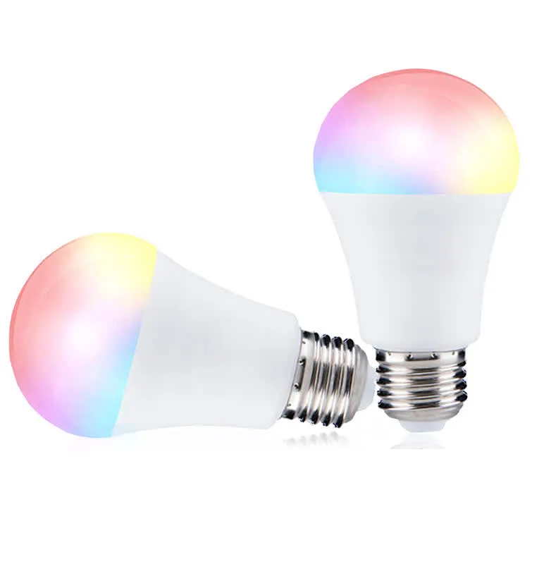 E27/B22 Bluetoot Multicolor LED Bulb 110V 220V Dimmable Bluetoot Smart Light Bulb Remote Control Led Lamp for Home Lighting