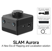 Hone Aurora LiDAR Kit Modul elektronik, teropong penglihatan IMU AI jangkauan 40M 1.000m2 Area ROS Robot SLAM 3D Sensor pemetaan
