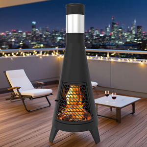 Brasero portable en métal de style européen authentique <span class=keywords><strong>pour</strong></span> extérieur, idéal <span class=keywords><strong>pour</strong></span> villa, jardin, feu de camp et <span class=keywords><strong>barbecue</strong></span> - Product Image 2