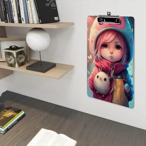 Portapapeles acrílico con imagen personalizada con componentes metálicos Material PS duradero y ligero - Product Image 6