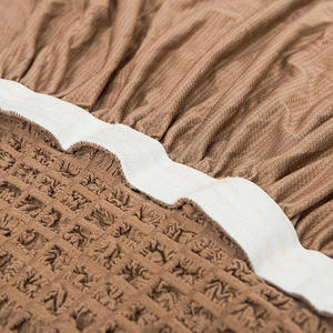 Housse de <span class=keywords><strong>canapé</strong></span> jacquard avec jupe, motif à carreaux popcorn, housse de <span class=keywords><strong>canapé</strong></span> de style européen, housses de <span class=keywords><strong>fauteuil</strong></span>, protection de salon, meubles - Product Image 5