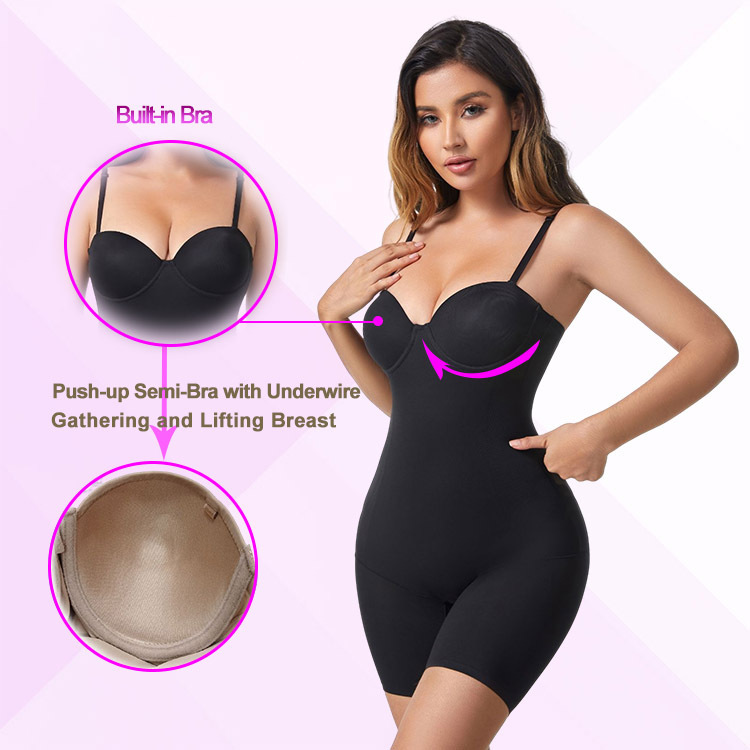 Backless Non-Slip Shapewear Bodysuit (5020): colour and size-option reference for private-label production