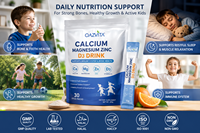 Oazvita OEM Calcium Magnésium Zinc D3 Capsules Molles Complément Alimentaire Soutient le Système Immunitaire et la Santé Osseuse Qualité Alimentaire