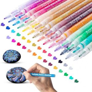 Nuevos Productos, Marcadores de Pintura Acrílica a Base de Agua, No Tóxicos, 12/24/30 Colores, Venta al Por Mayor - Product Image 2
